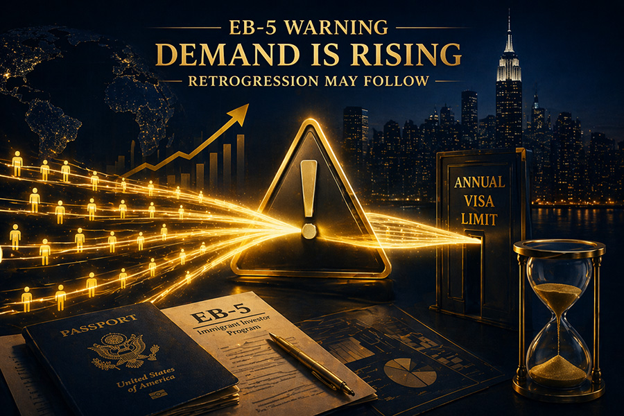 May 2026 EB-5警示:需求上升,排期倒退将至