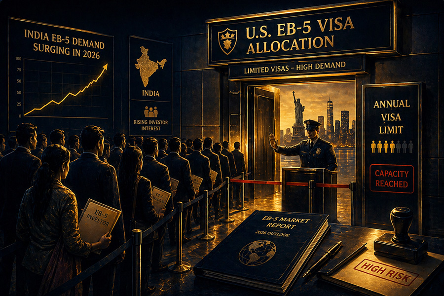 印度 EB-5 2026:从需求激增到排期截止风险